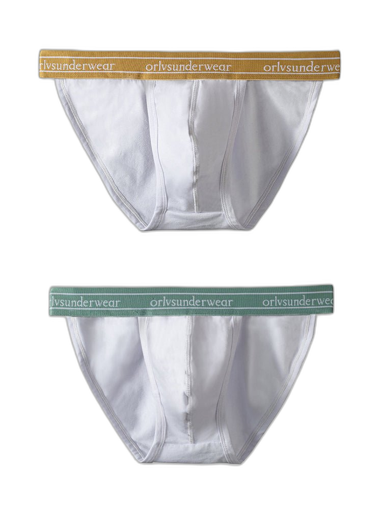 2 Pack Men's U-Pouch Gym Fitness Breathable Cotton Briefs