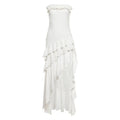 Women's Irregular Hemline Elegant And Sophisticated Tube Dress