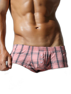 2 Pack Men's Soft Cotton Day-Long Comfort Shape-Retaining Fabric Boxers Shorts