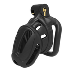 LOCK4D Armoured Bent Ring Chastity Cage