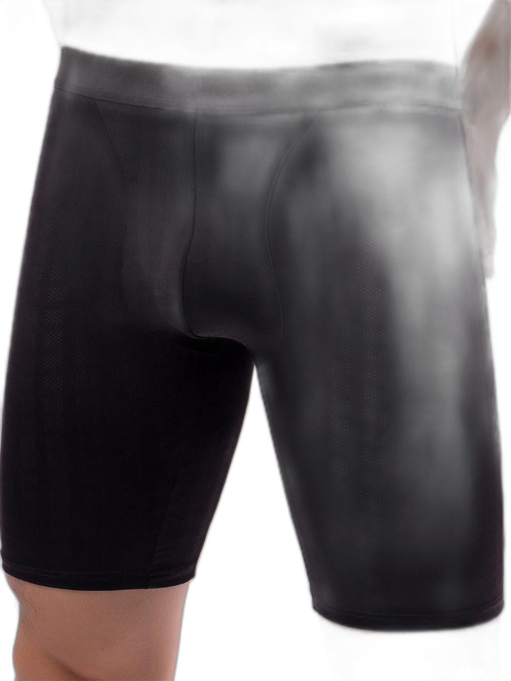 2 Pack Men’s Front Pouch Mesh Boxer Briefs