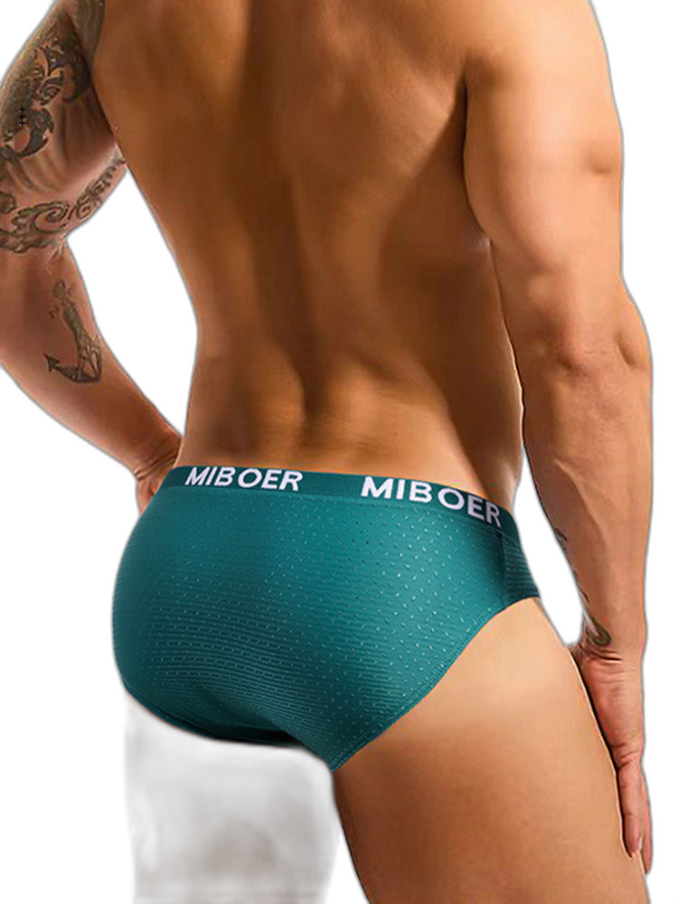 2 Pack Men's U-Pouch V-Front Low-Rise Briefs