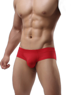 3 Pack Men's Cotton Solid U-Shaped Pouch Briefs