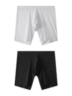2 Pack Men's Mesh Transparent Sports Fitness Loose Boxer Briefs