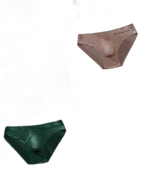 3 Pack Men's Ultra-Thin Seamless Ice Silk Cool-Touch Briefs