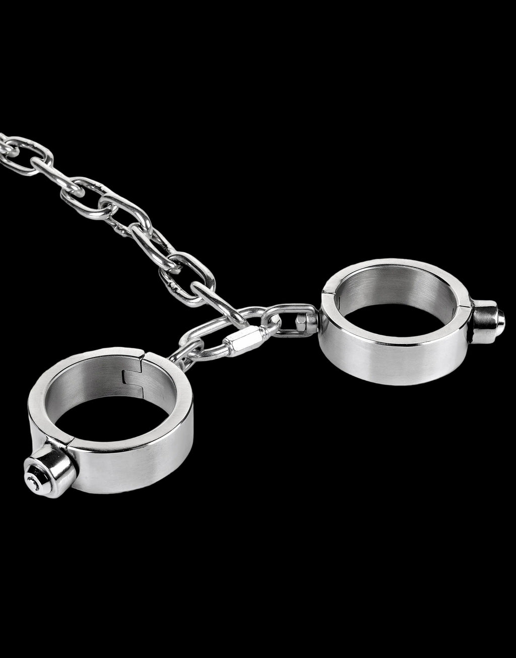 Stainless Steel Neck, Wrist, and Ankle Restraints (Push-Button Lock)