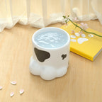 Cat Bowl Ceramic High Foot Protection Cervical Spine Large Caliber Basin