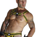 Breedwell Daddys Favourite Bulldog Harness Yellow