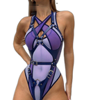 PU Leather Body Harness For Women