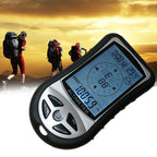 8-in-1 Handheld Digital Altimeter | Barometer, Compass, Thermometer & Weather Forecast | Outdoor Hiking & Fishing Tool | Michan Direct