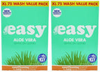 2 x Easy Washing Powder Aloe Vera 75 Wash  - 5.1KG