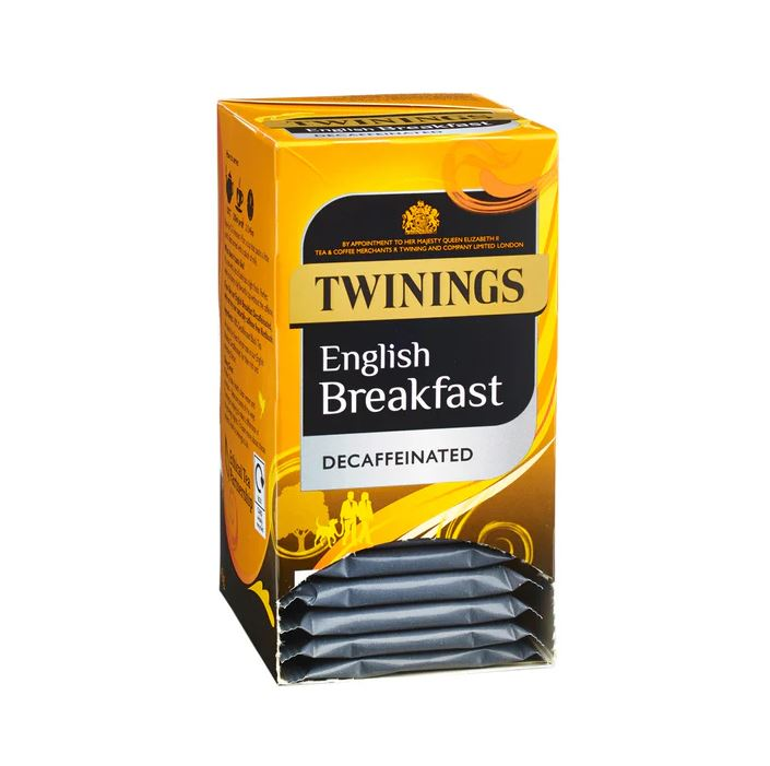 Twinings English Breakfast Decaffeinated Individually Enveloped Tea Bags
