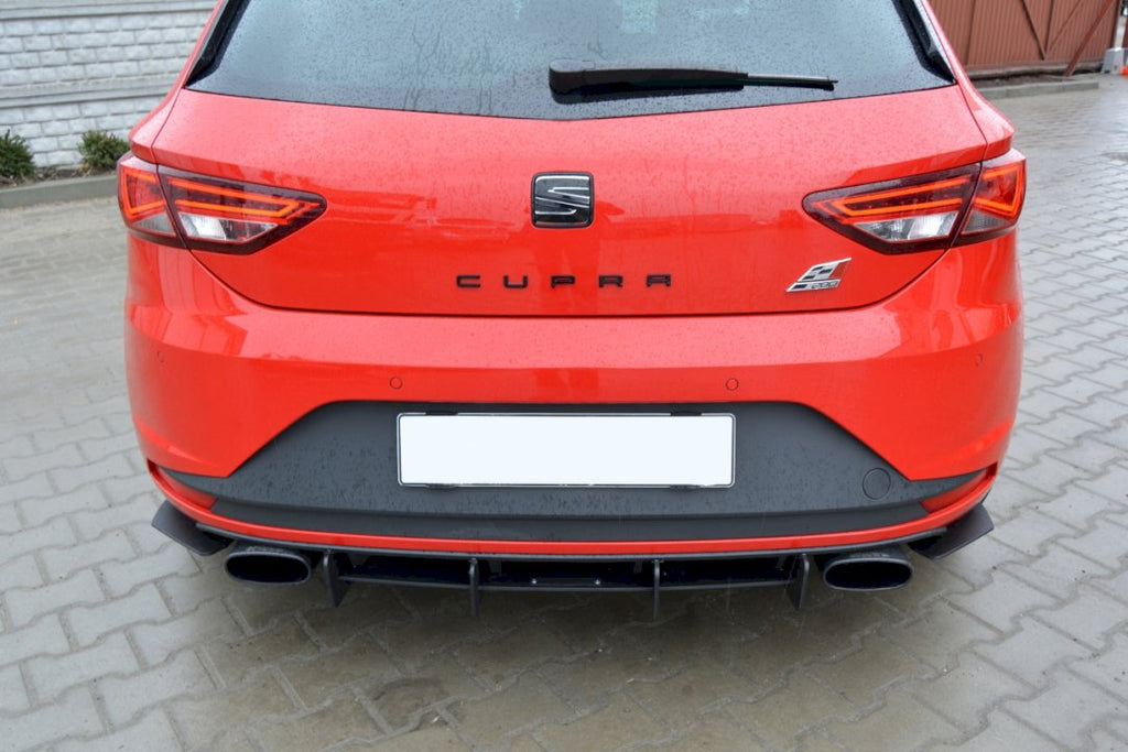 Maxton Design - SEAT LEON III CUPRA REAR DIFFUSER & REAR SIDE SPLITTERS