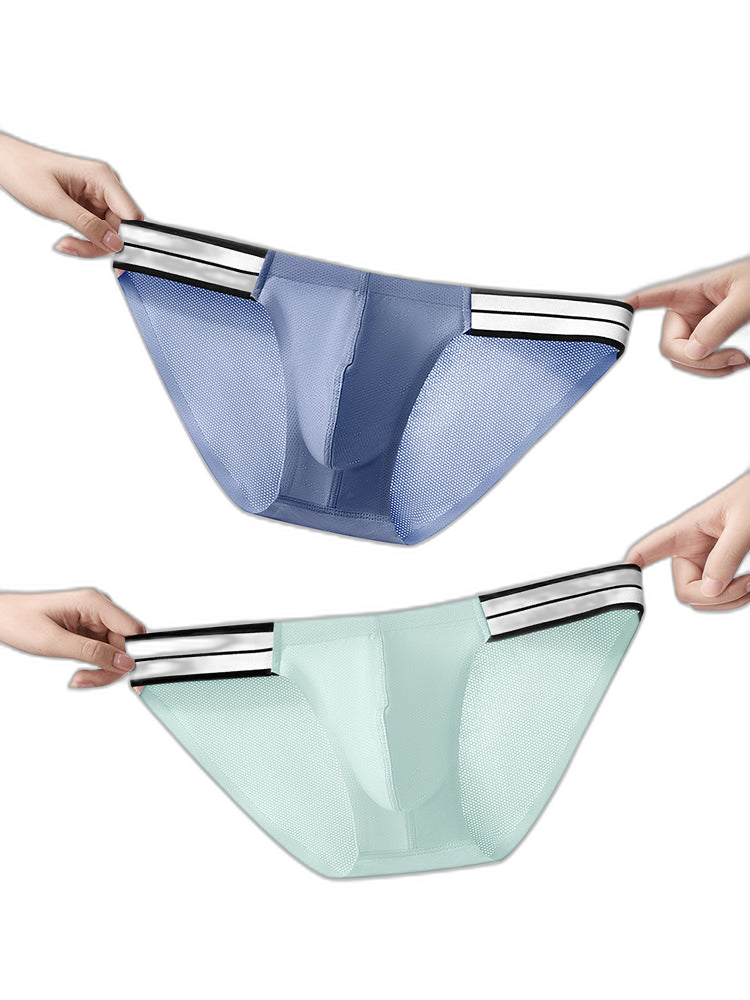 3 Pack Men’s Breathable Ice-Touch Athletic Briefs