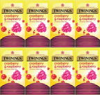 Twinings Cranberry & Raspberry Fruit Tea Bags Individually Enveloped Tagged UK