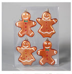 Christmas Ornaments Cute Gifts Reindeer Balls Stars Gingerbread Man Christmas Pendant Ornaments Charm