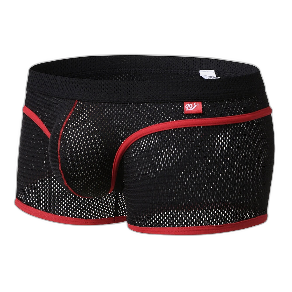 2 Pack Breathable Mesh Lightweight Summer Men's Boxer Briefs