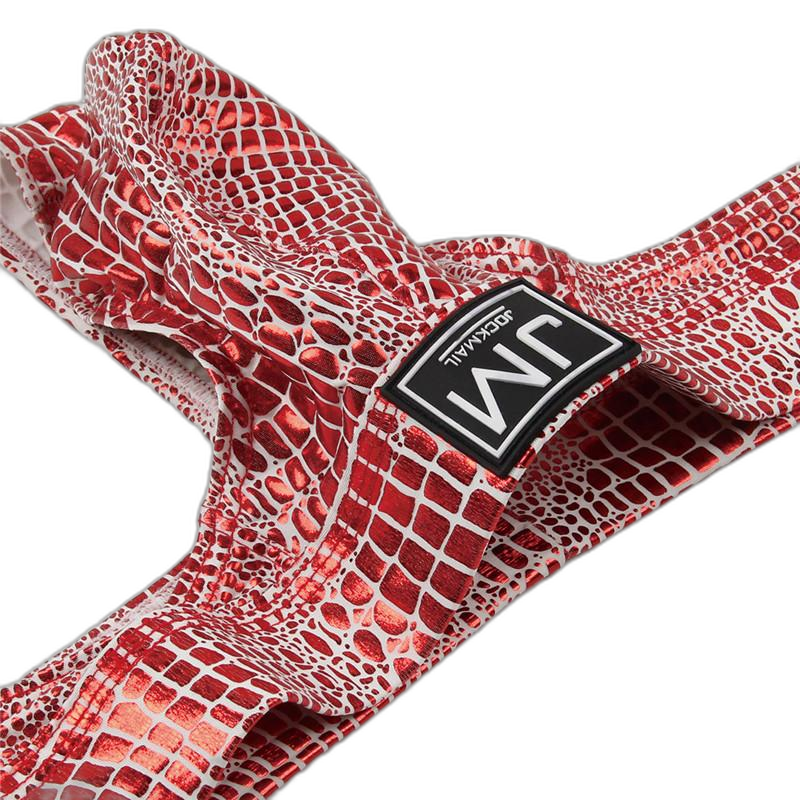 Jockmail Snakeskin Thong