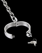 Stainless Steel Neck and Wrist Restraints (Push-Button Lock)