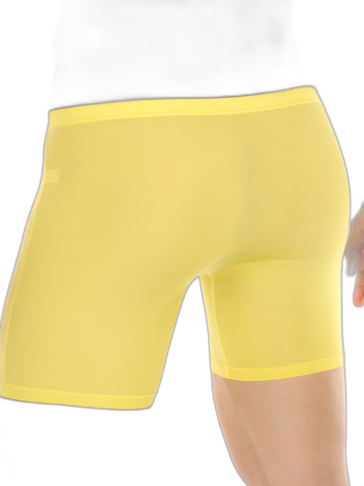 Men's Breathable Silky Seamless Boxer Briefs
