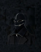 Zipper Knit Mask Cover