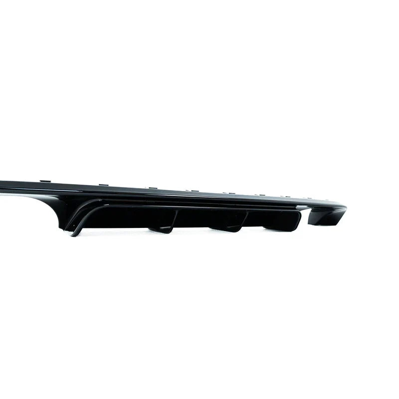 VW GOLF R MK7.5 EVO-1 GLOSS BLACK REAR DIFFUSER BY ZAERO (2017-2020)