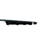 VW GOLF R MK7.5 EVO-1 GLOSS BLACK REAR DIFFUSER BY ZAERO (2017-2020)
