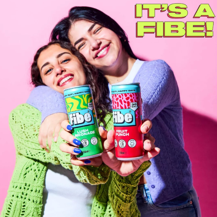 Fibe Prebiotic Soda (Fruit Punch) Multipack