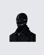 Zipper Knit Mask Cover