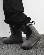 Trendy Oversized High-Top Puffer Boots