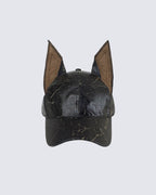Punk Style Doberman Dog Ear Baseball Cap