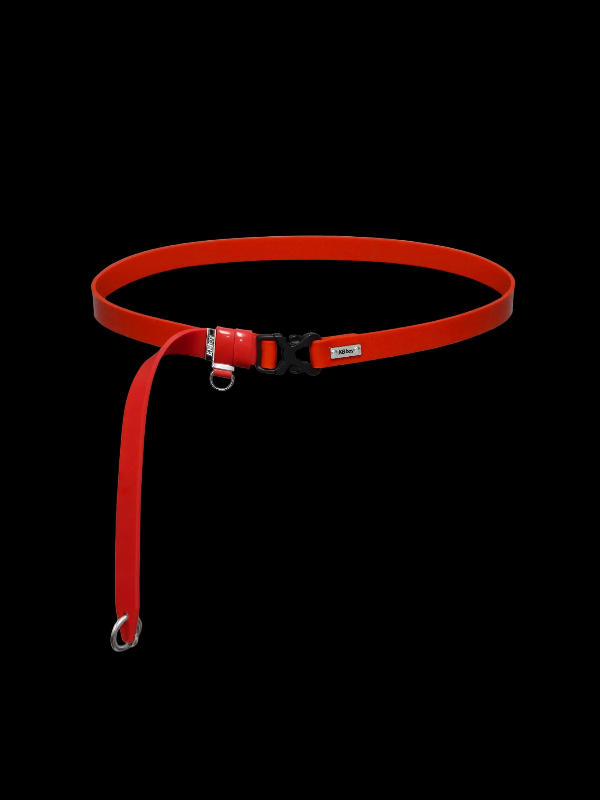 Buckle Piercing Silicone Belt