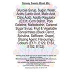 Simway Sweets Juicy Jellies & Fun Fizzies Gift Huge Mega 3KG Sweet Jar