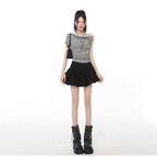 Ballet-style White Bud Skirt For Women Sweet And Chic High-waisted A-line Skirt For Summer French-style Fluffy Bubble Skirt