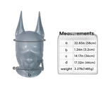 Furrjoi Zipper Dog Hood Silver