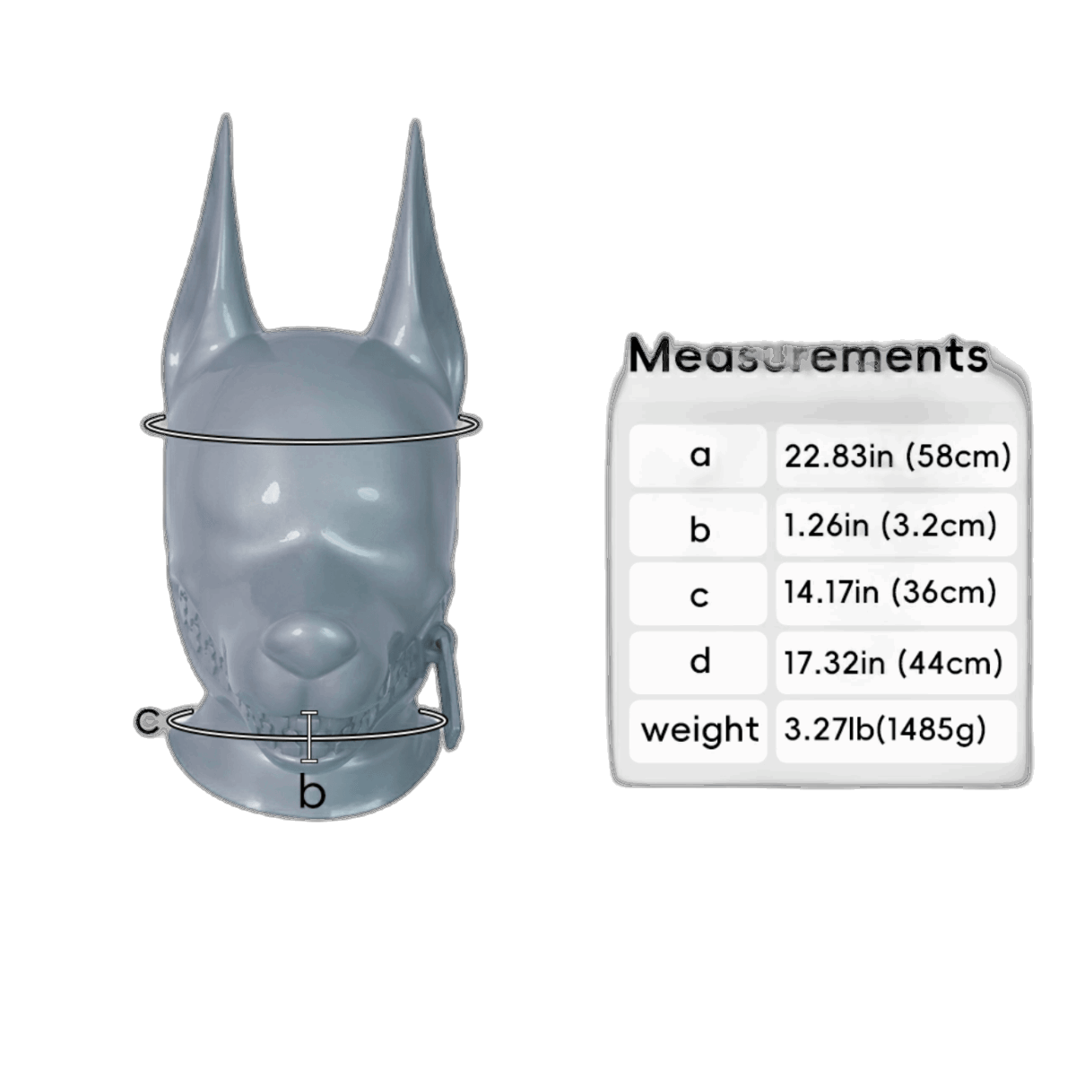 Furrjoi Zipper Dog Hood Silver
