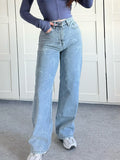 Relaxed Bow Washed Jeans