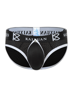 2 Pack Men's Sexy Mesh Front Opening Sponge Coaster Briefs