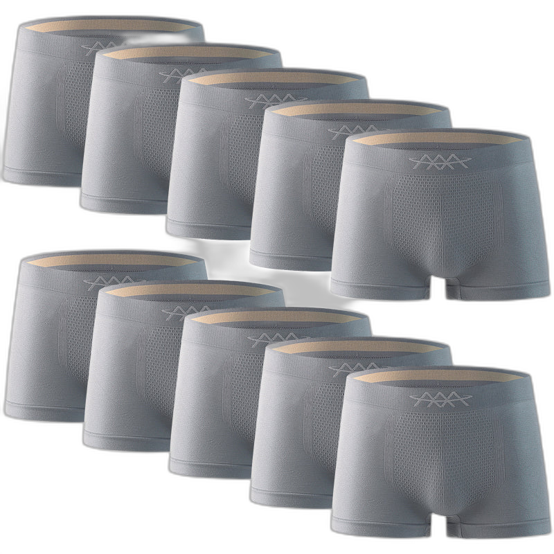 10 Pack Breathable Men's Boxer Briefs
