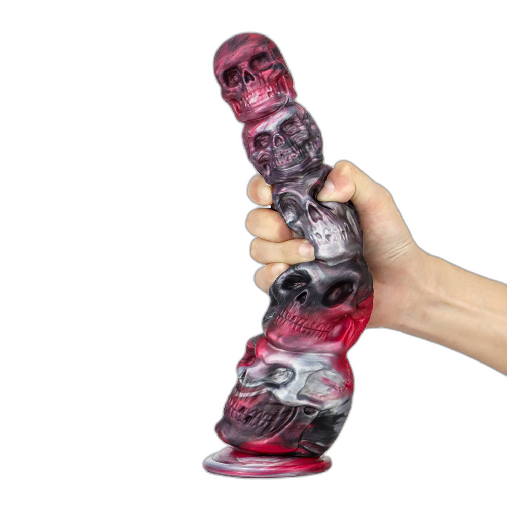 Skull - Silicone Anal Beads - Insertable Anal Plug - Anal Stimulation Sex Toy