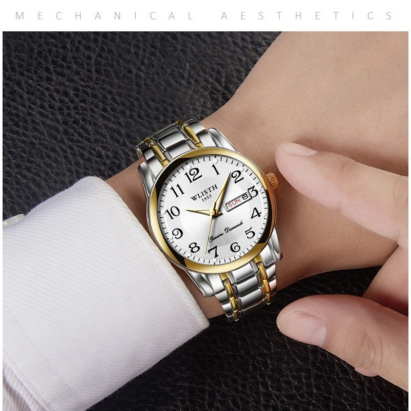 Large Digital Waterproof Quartz Digital Watch Men