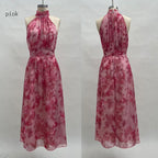 Resort-style Waist-cinching Figure-flattering Dress