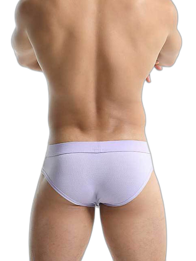3 Pack Men's Seamless Comfort Sporty Cut Stretch Fit Briefs
