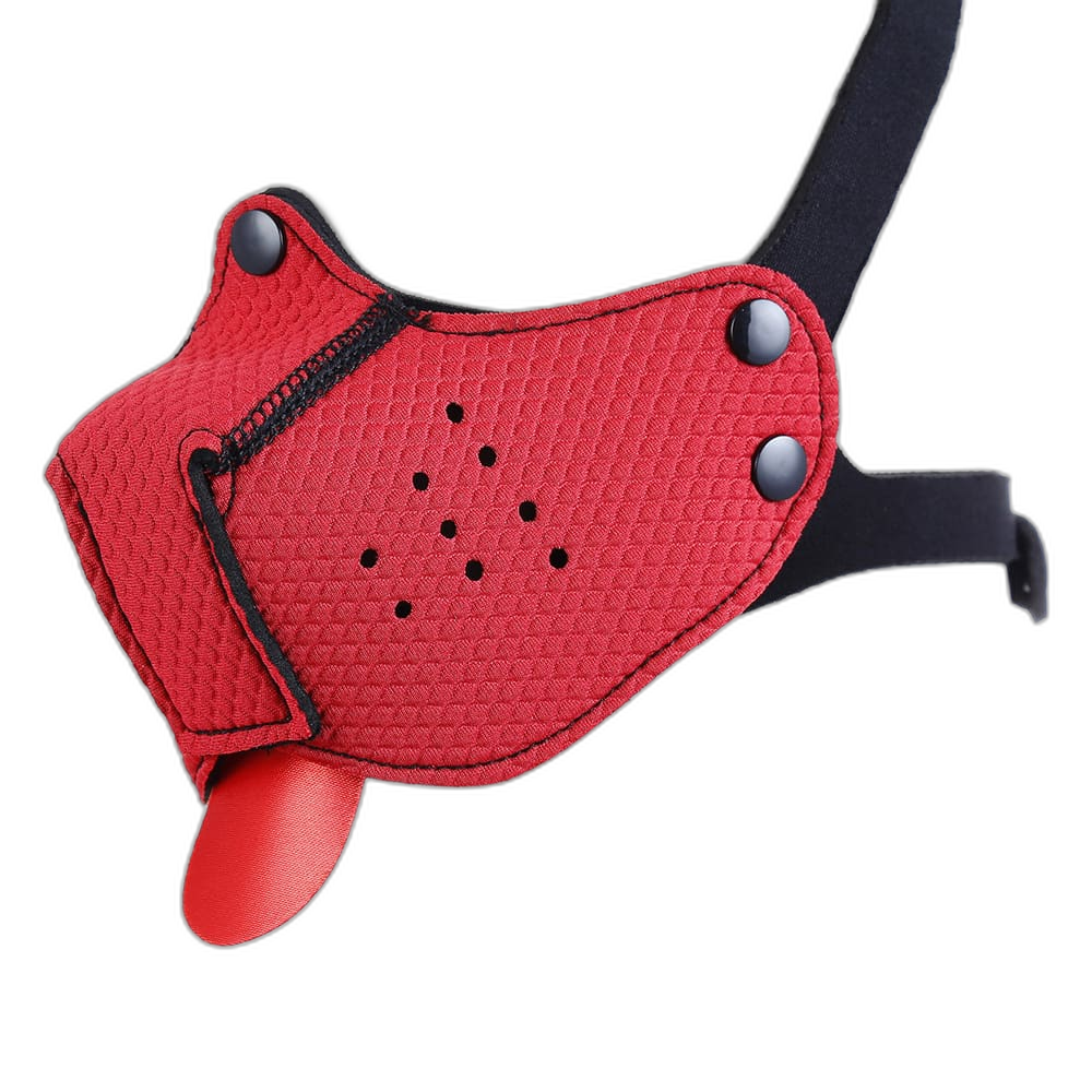 PupMaster - Adjustable Dog Play Hood for Roleplay & BDSM Fun