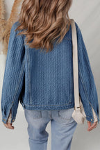 Women's Loose Casual Button Versatile Denim Jacket
