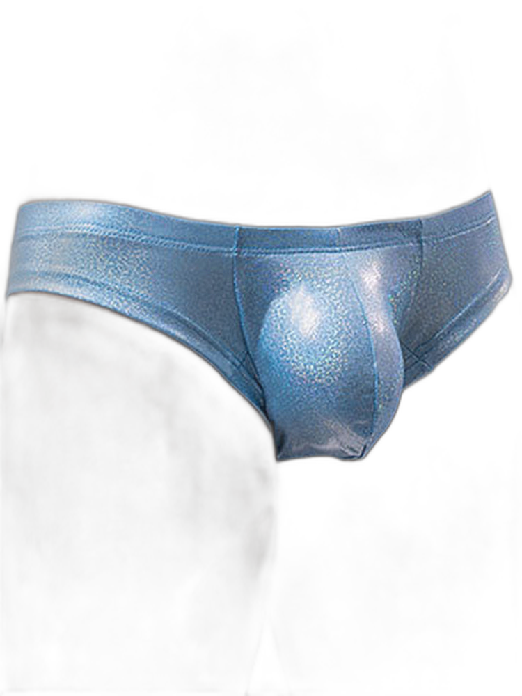3 Pack Men's Sparkle Thongs in Solid Colors