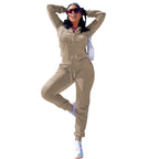 Women's Casual Silver Fox Fur Top And Pants Two-piece Set