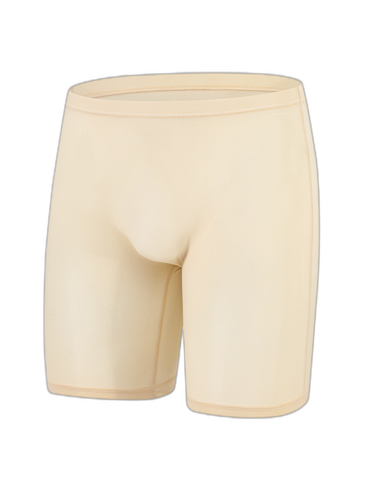 Men's Breathable Silky Seamless Boxer Briefs