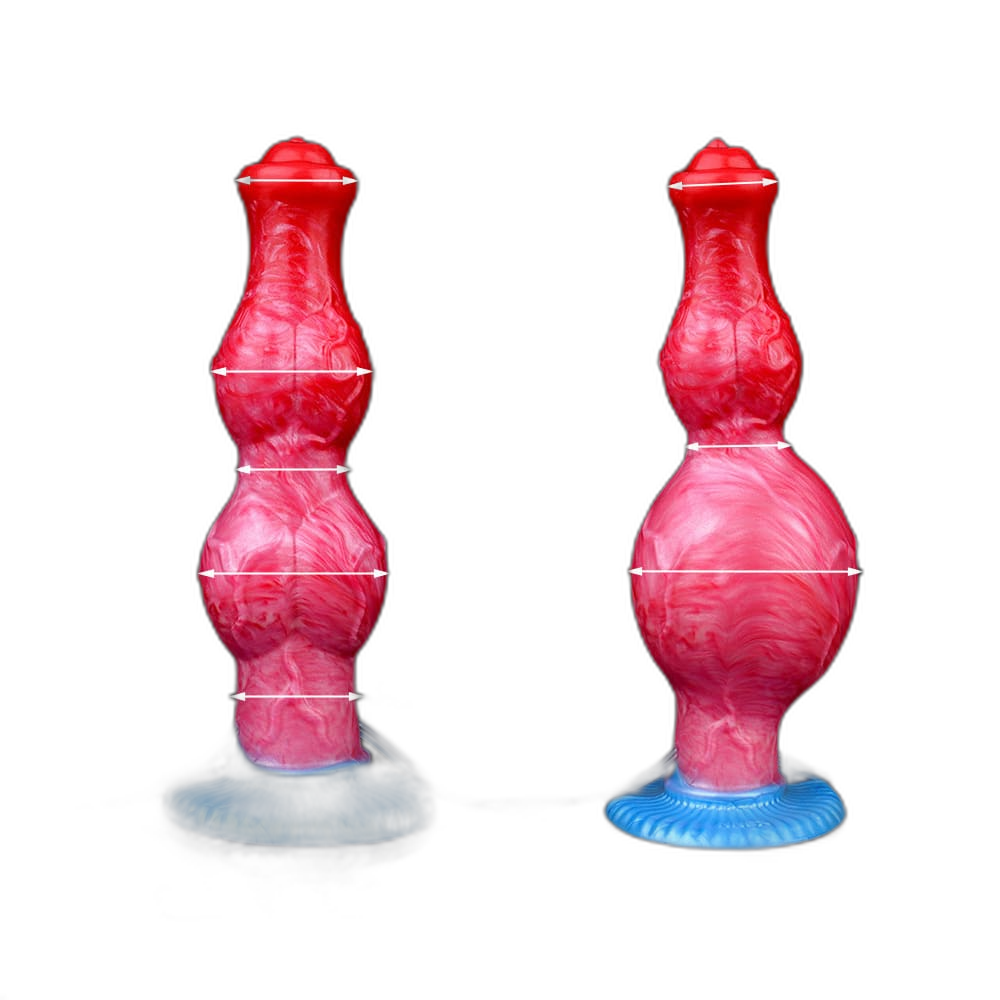 Knox - Inflatable Knot Dildo - Squirting Silicone Dildo