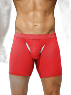 2 Pack Men's Sporty Cut Anti-Chafing Breathable Stretch Fit Midway Briefs